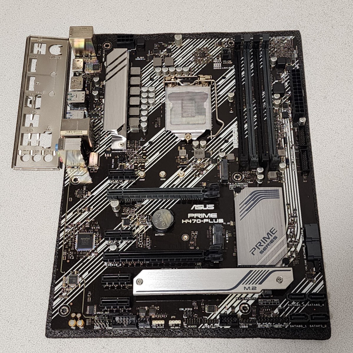 ASUS PRIME H470-PLUS IOパネル付属 LGA1200 ATXマザーボード 第6・7世代CPU対応 最新Bios 動作確認済 PCパーツ (2)拍卖