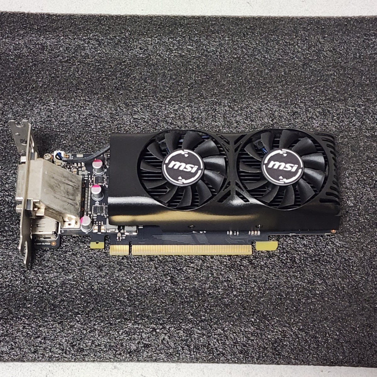 MSI GEFORCE GTX1050 2GT LP 2GB GDDR5 ロープロファイル対応 補助電源不要 動作確認済み PCパーツ グラフィックカード PCIExpress拍卖