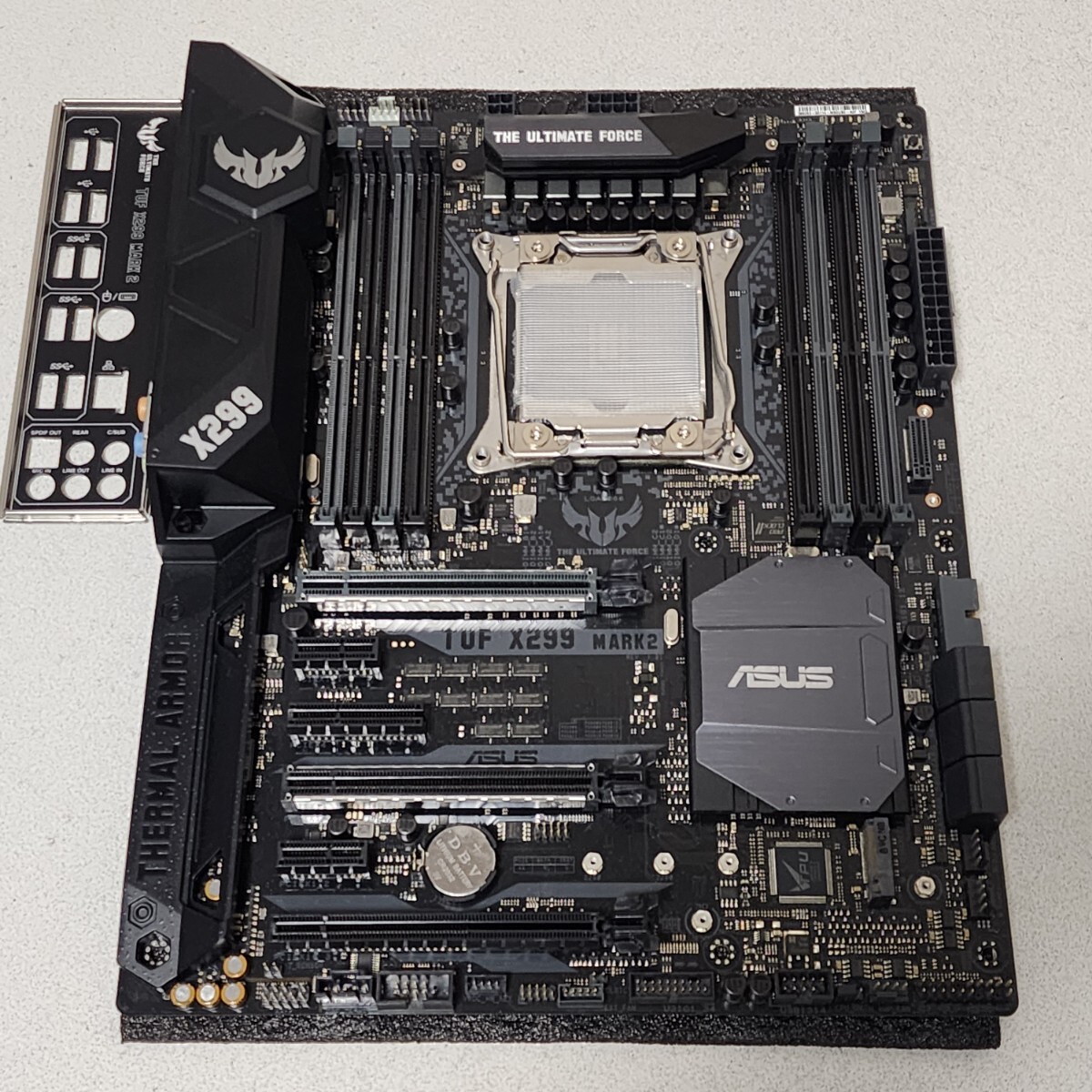 ASUS TUF X299 MARK2 IOパネル付属 LGA2066 ATXマザーボード 最新Bios 動作確認済 PCパーツ拍卖