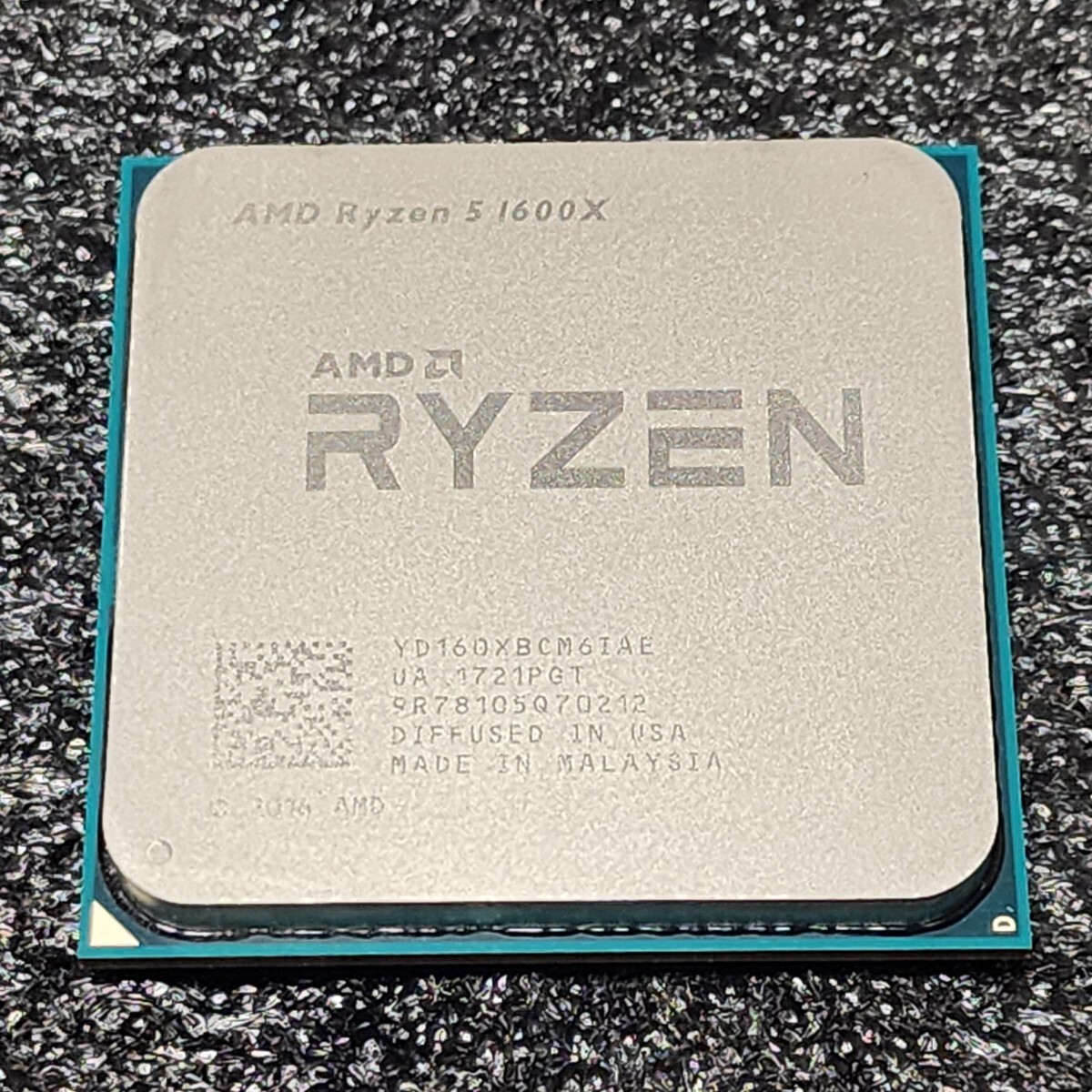 CPU AMD RYZEN5 1600X 3.6GHz 6コア12スレッド Socket AM4 PCパーツ 動作確認済み拍卖