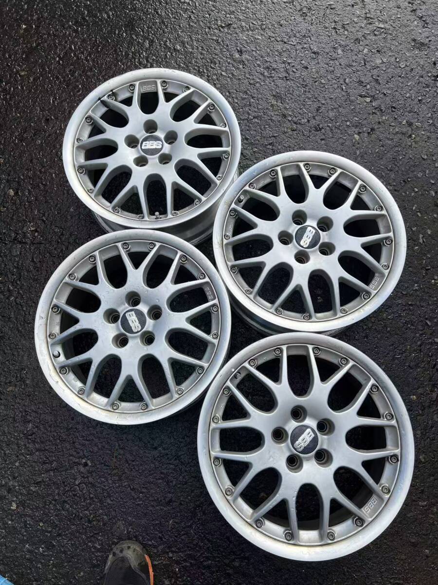 秋田発 純正 BBS RS771 16インチ メッキ 6.5J+42 100 5H 57φ ニュービートル ポロ ゴルフ シエンタ プリウス等に拍卖