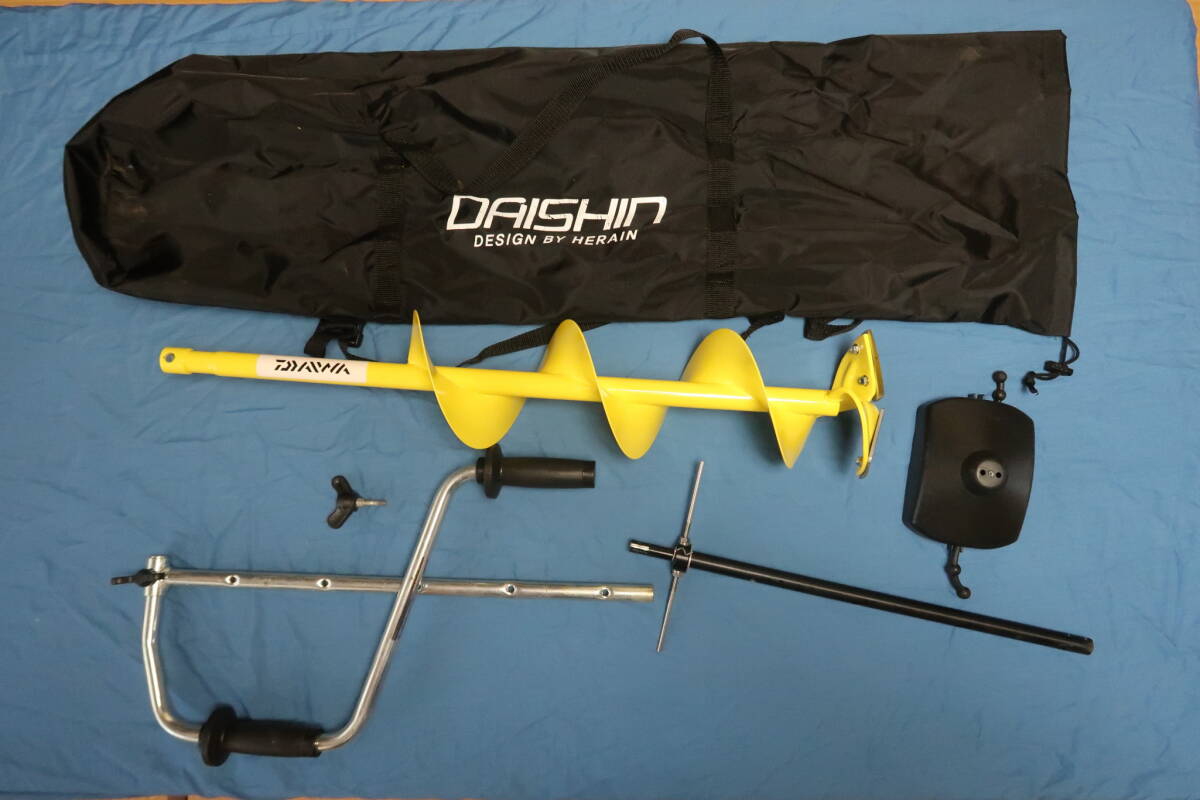 ワカサギ DAIWA アイスドリル レギュラー FL 15C,ケースと電動アダプター拍卖