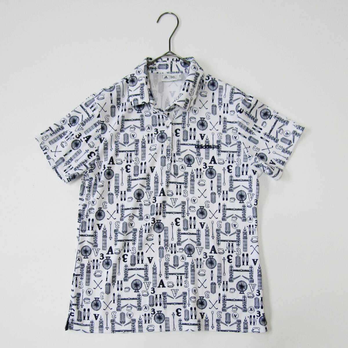 adidas アディダス レディースゴルフポロシャツ Lサイズ拍卖