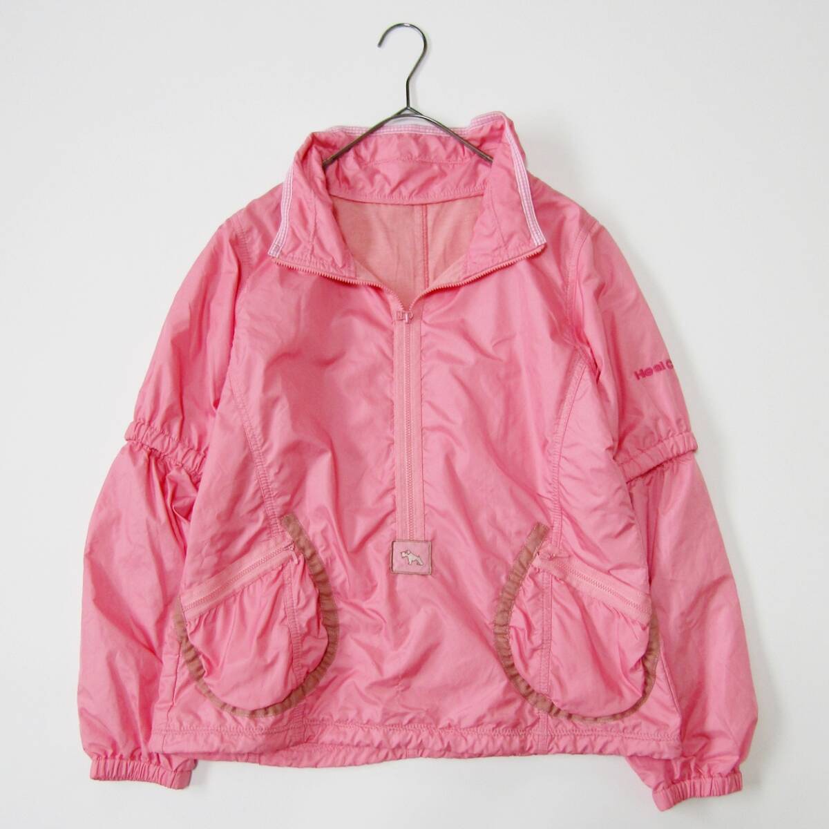 Heal Creek ヒールクリーク レディースゴルフバックリボンウインドブレーカー サイズ40拍卖