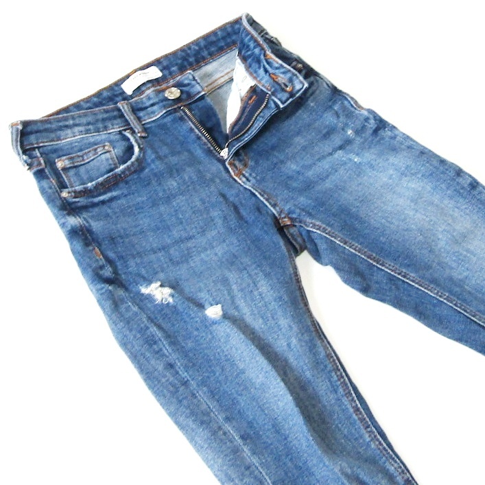 ZARAWOMANザラウーマン▼ストレッチスキニーデニム▼USA2サイズ▼ウエスト約68cm拍卖
