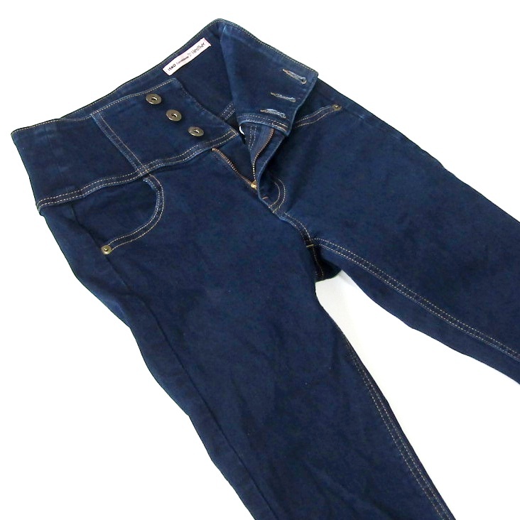 HeatherISKOヘザーイスコ▼ハイウエストスキニーデニム▼XSサイズ▼ウエスト約58cm拍卖