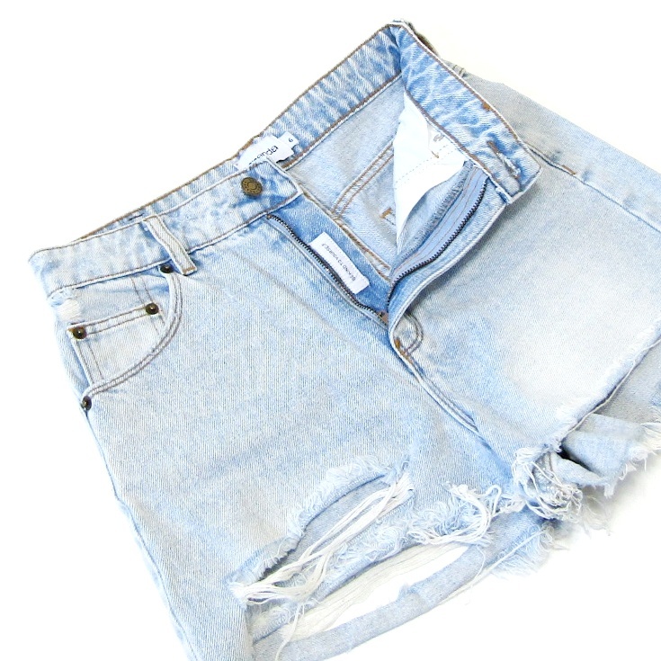 GHANDAギャンダ▼クラッシュショートデニムパンツ▼サイズ6▼ウエスト約70cm拍卖