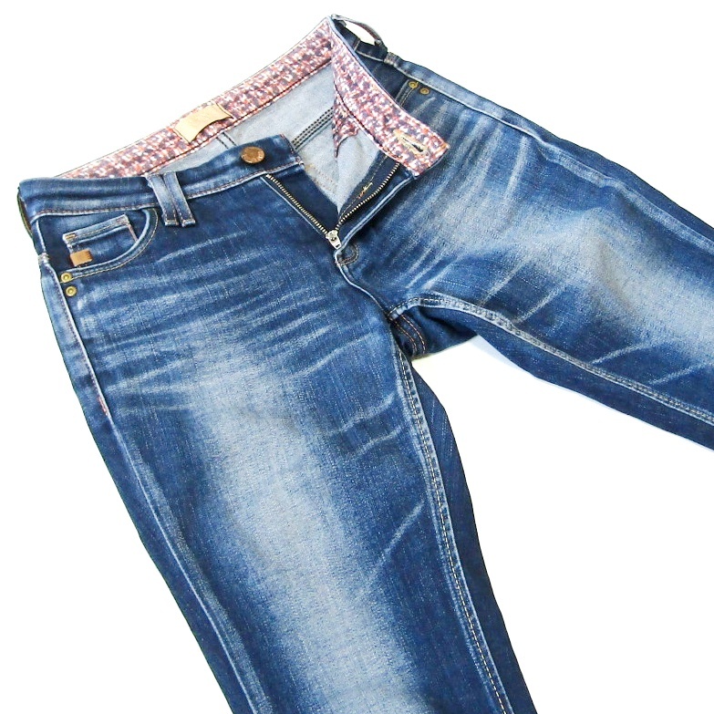 SOMETHINGサムシングSW200▼ストレッチスキニーデニム▼25インチ▼ウエスト約72cm拍卖
