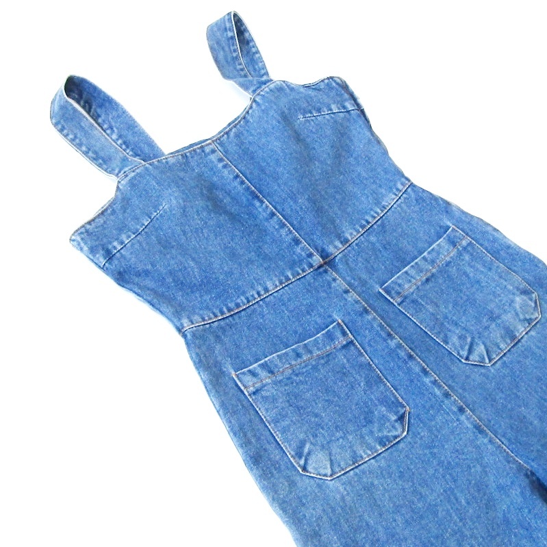 RANDEBOOランデブー▼オールインワンデニム▼ウエスト約68cm拍卖