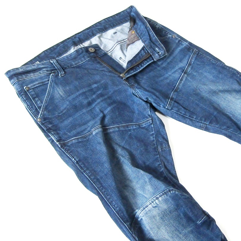 G-STAR RAWジースター5620▼3Dスーパースリムデニム▼34インチ▼ウエスト約90cm拍卖