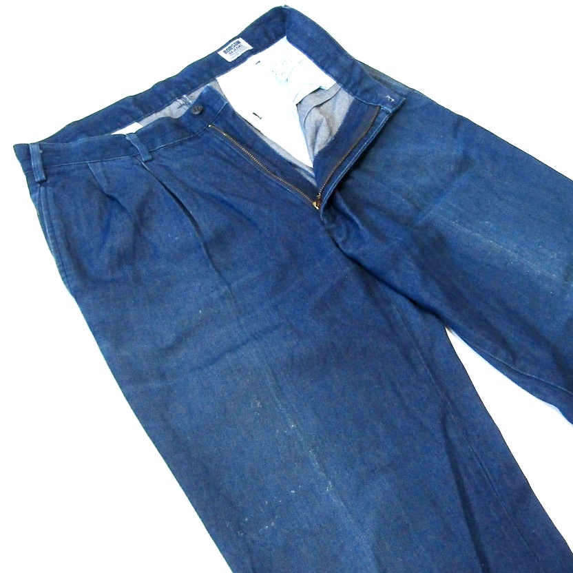 BOBSON JEANSボブソンジーンズ▼ワイドデニム▼32インチ▼ウエスト約82cm拍卖