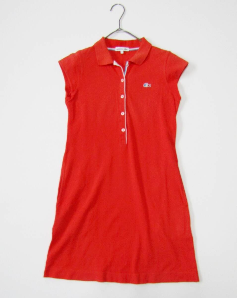 LACOSTE ラコステ ゴルフショートスリーブワンピース サイズ38拍卖