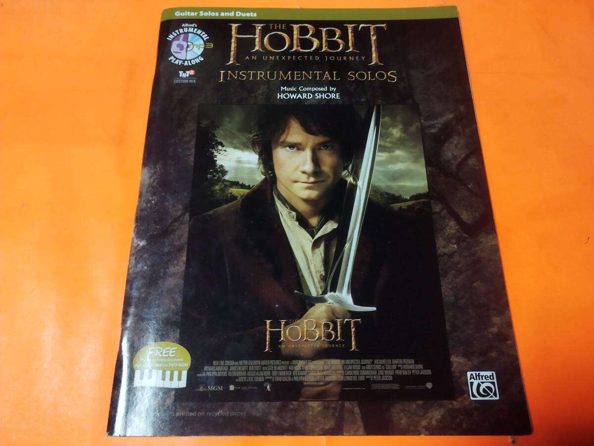 ♪輸入楽譜 ギター(TAB譜)ソロ&デュエット The Hobbit - An Unexpected Journey Instrumental Solos: DVD付 ホビット 思いがけない冒険拍卖