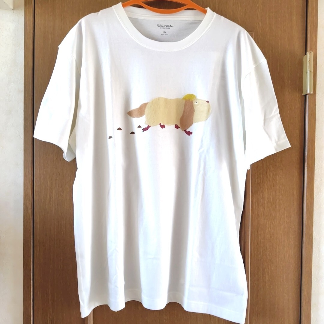 【送料無料】ジブリパーク 魔女の谷限定 Tシャツ/フロッキー ヒン 白 XL拍卖