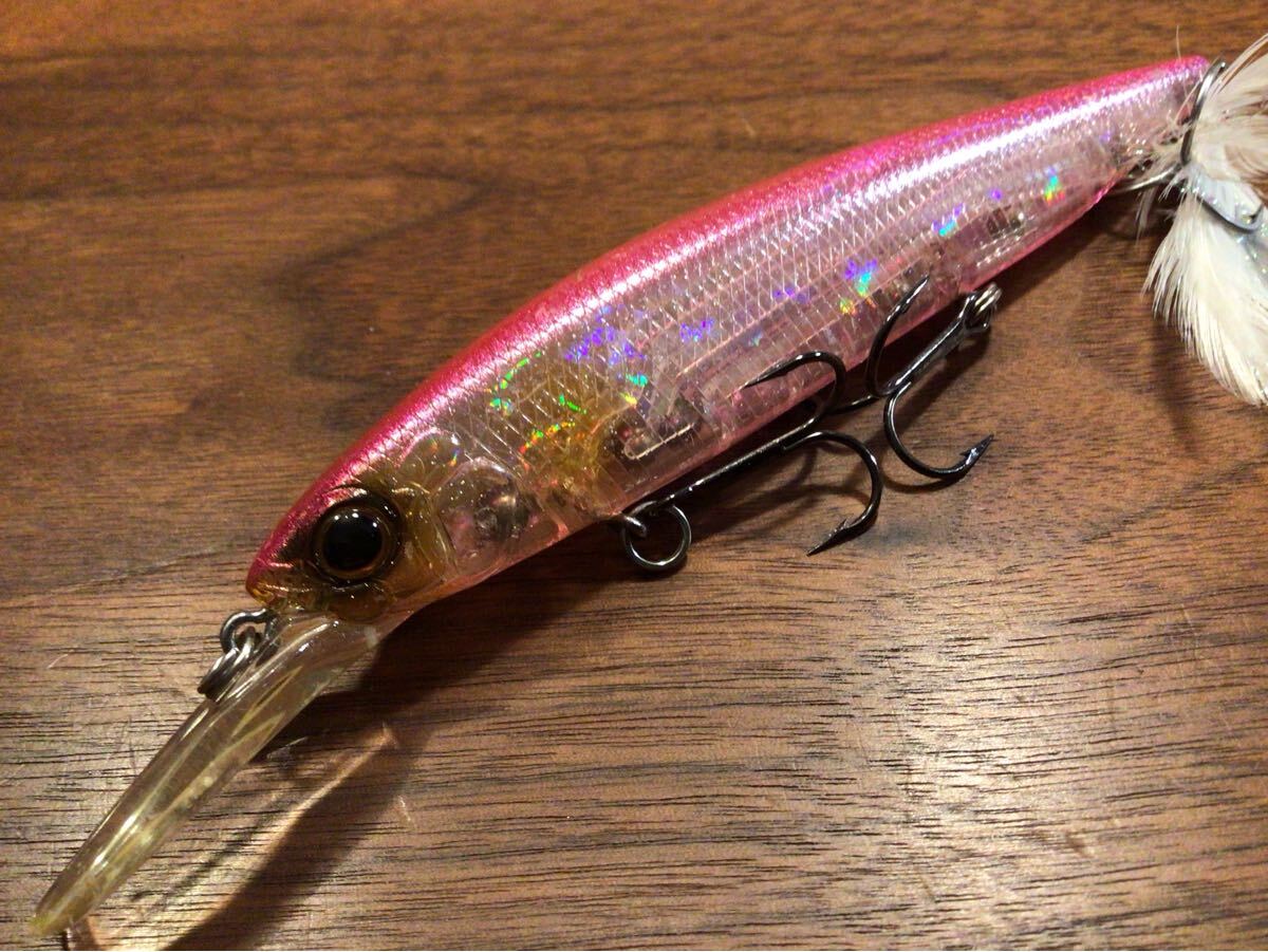 X★良品★EVERGREEN エバーグリーン MODO モード Faith 115 フェイス115「コットンキャンディ」ミノー ジャークベイト拍卖