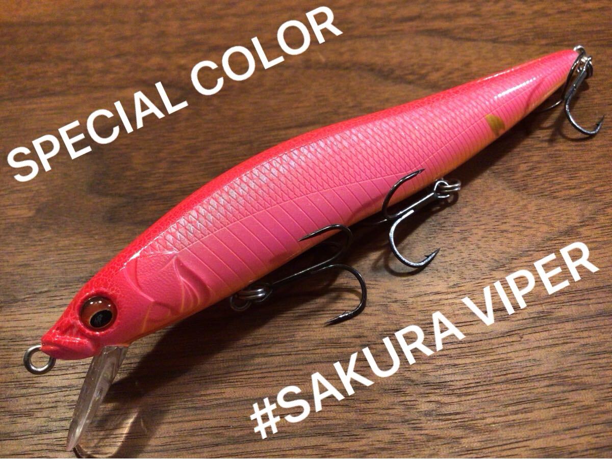 Z★超美品★Megabass メガバス VISION ONETEN LBO VISION 110 LBO ビジョンワンテンLBO“SP-C/LIMITED/限定“「SAKURA VIPER」ミノー拍卖