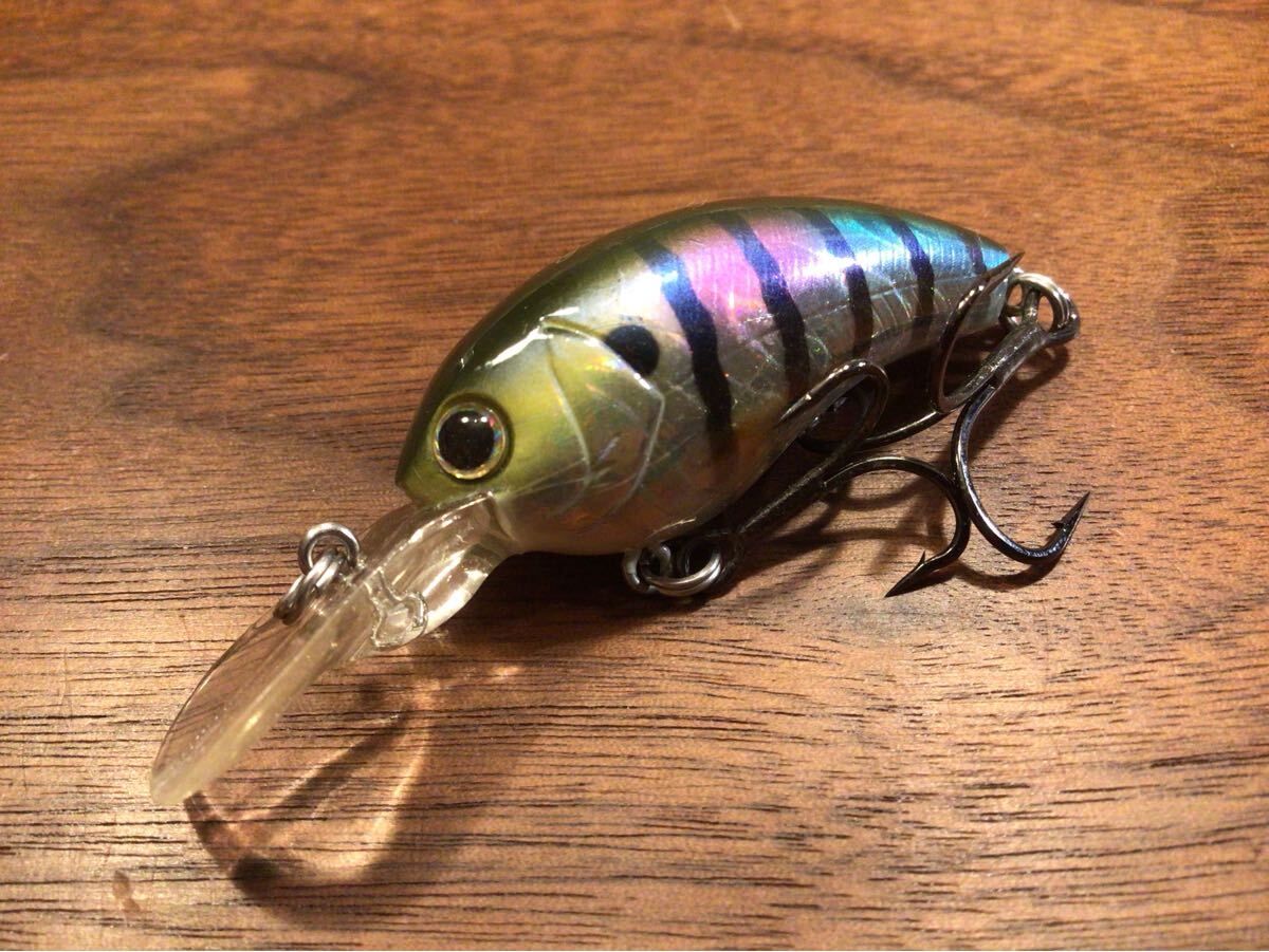 Y★美品★NORIES ノリーズ TG WORMING CRANK SHOT TGワーミングクランクショット「ホログラムフラッシングギル」クランクベイト拍卖