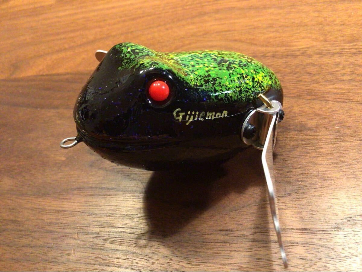 Y★超美品★GIJIEMON ギジエモン ぎじえもん HANEKAERU MINI ハネカエルミニ HAND MADE ハンドメイド ノイジー クローラーベイト拍卖
