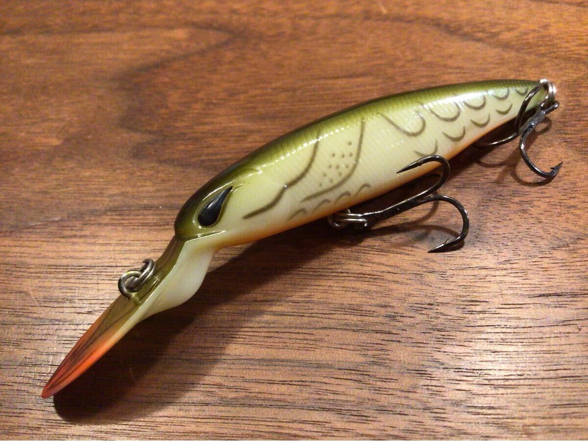 W★超美品★NORIES ノリーズ LAYDOWN MINNOW DEEP JW レイダウンミノーディープJW“JUST WAKASAGI/ジャストワカサギ“拍卖