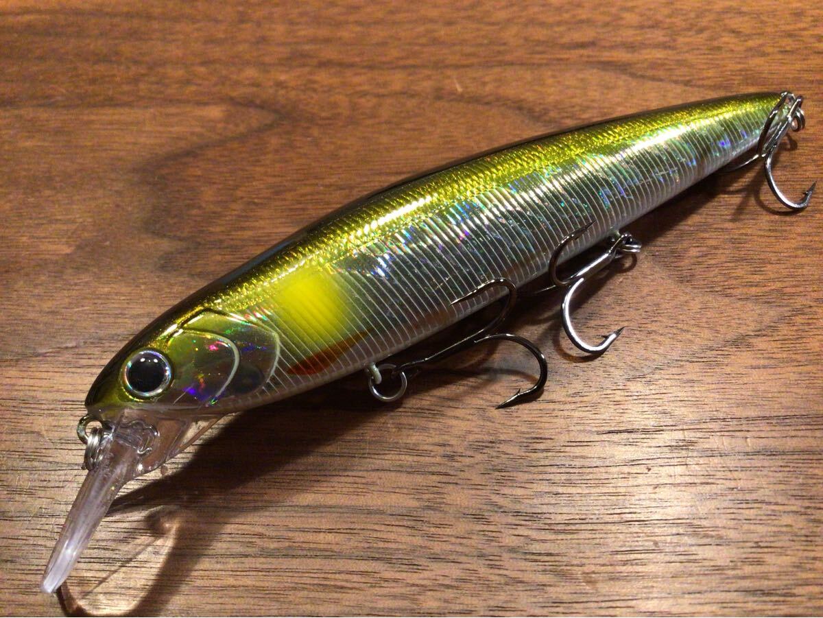 W★超美品★NORIES ノリーズ LAYDOWN MINNOW 110JP SP レイダウンミノー110JP SP「ホログラムアユ」拍卖