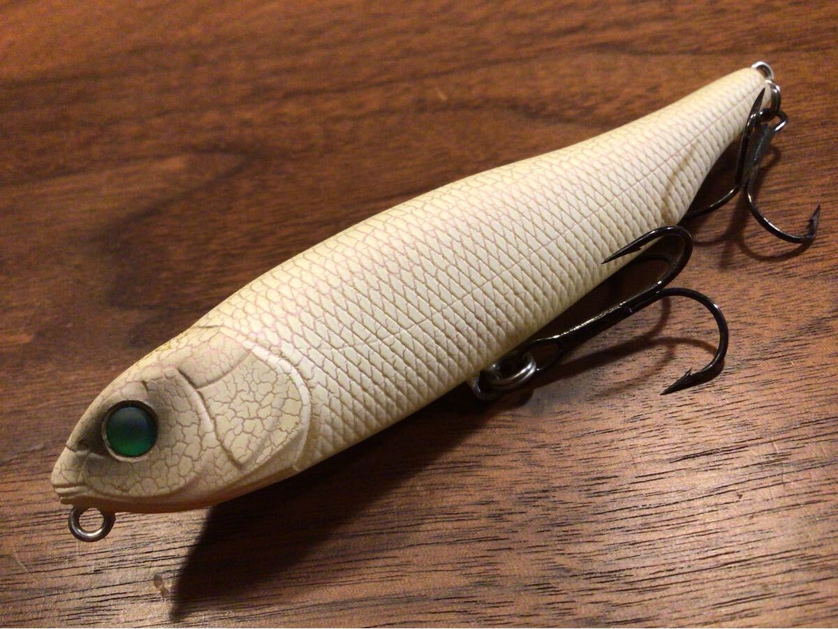 Y★超美品★Megabass メガバス GIANT DOG-X ジャイアントドッグエックス「WHITE BUTTERFLY」ペンシルベイト拍卖