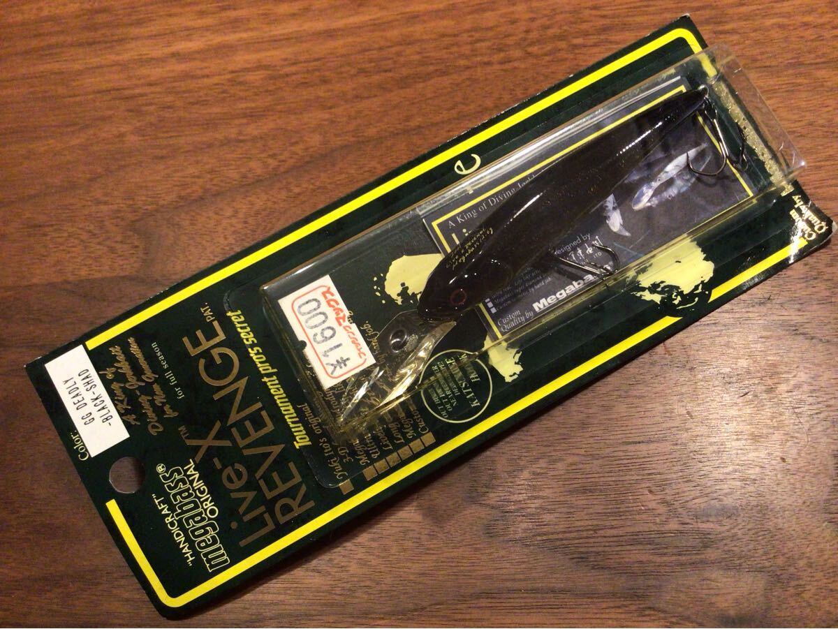 Y★新品★Megabass メガバス LIVE-X REVENGE ライブエックス リベンジ“「GG DEADLY BLACK SHAD」ミノー拍卖