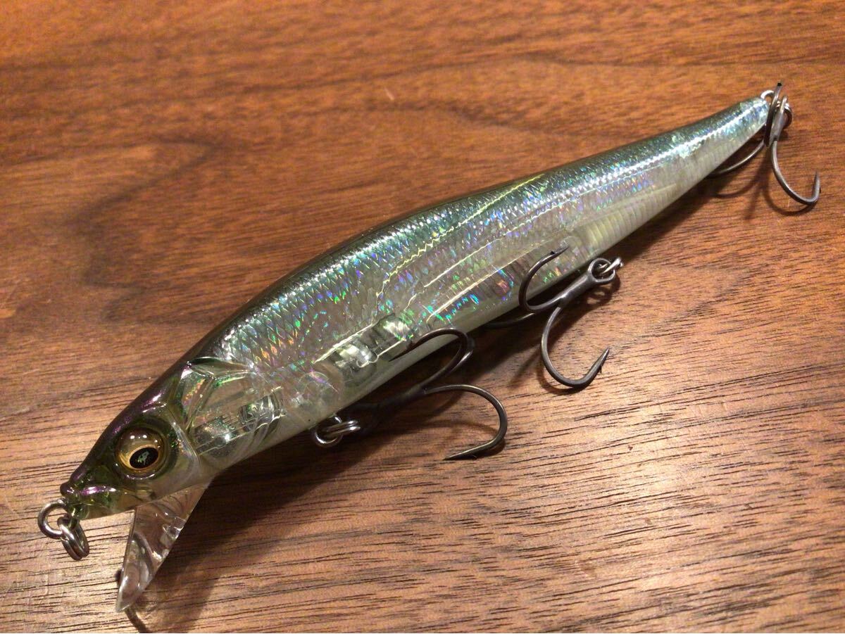 Y★超美品★Megabass メガバス VISION ONETEN SR VISION 110SR ビジョンワンテンSR ビジョン110SR「GP CRYSTAL SHAD」ジャークベイト拍卖