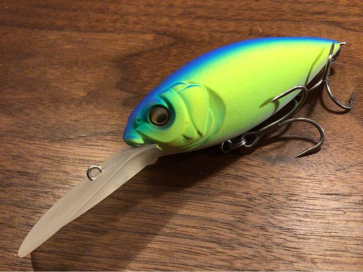 Y★美品★Megabass メガバス DX-FREE 3.0 DXフリー3.0 ディーエックスフリー3.0「BLUE BACK MAT CHART」クランクベイト拍卖