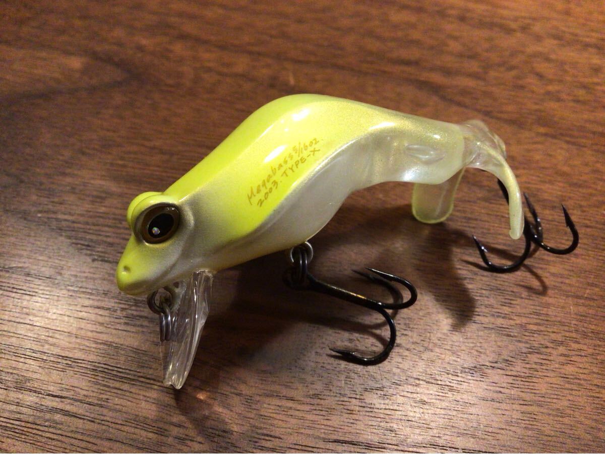 Y★超美品★Megabass メガバス TYPE-X タイプX タイプエックス「FINE CHART」クランクベイト拍卖