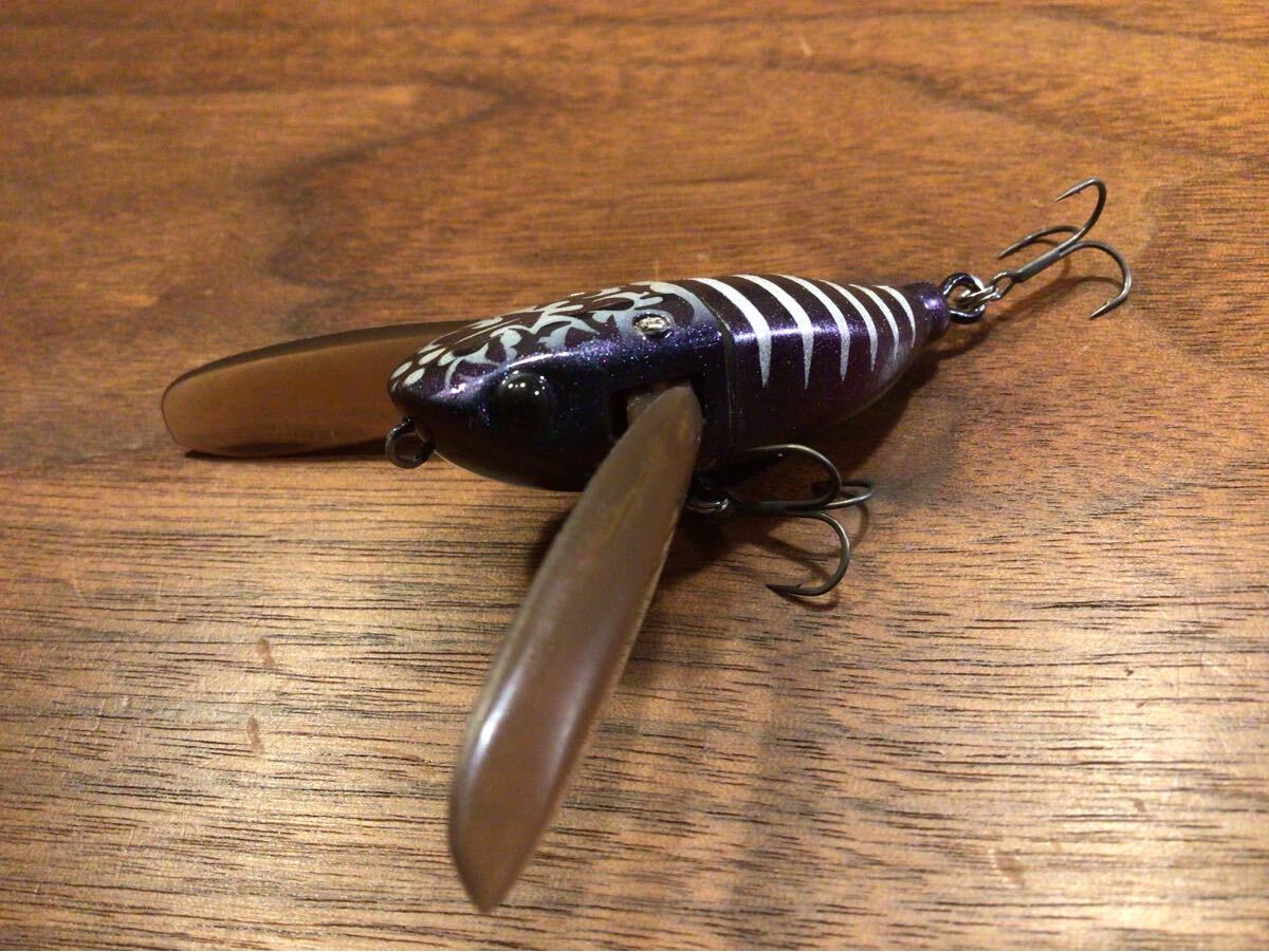 Y★美品★JACKALL ジャッカル SUISEN スイセン「シルエットナナヒカリ」フロッグ ノイジー クローラーベイト拍卖