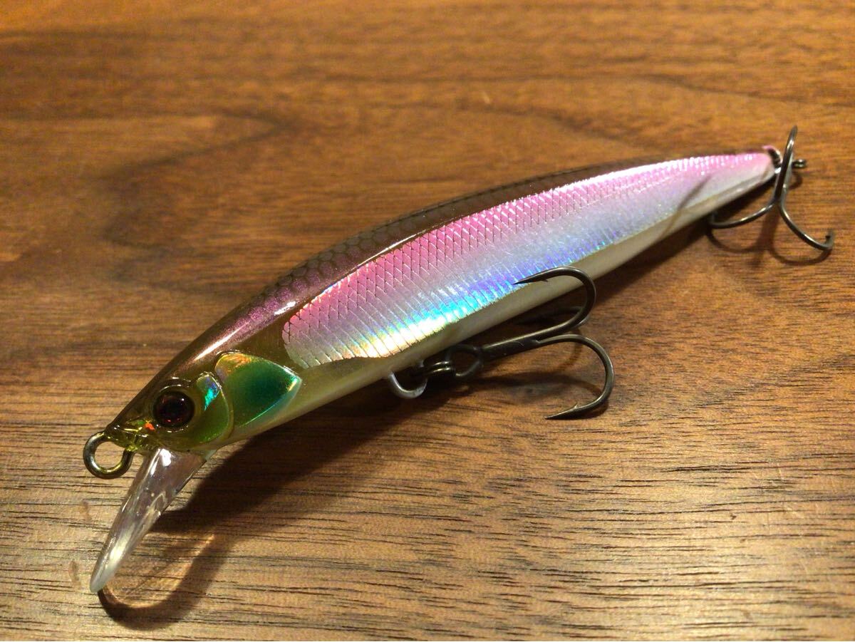Y★超美品★JACKALL ジャッカル RERANGE 85F リレンジ85F「ババタク公魚レーザー」ミノー ジャークベイト 拍卖