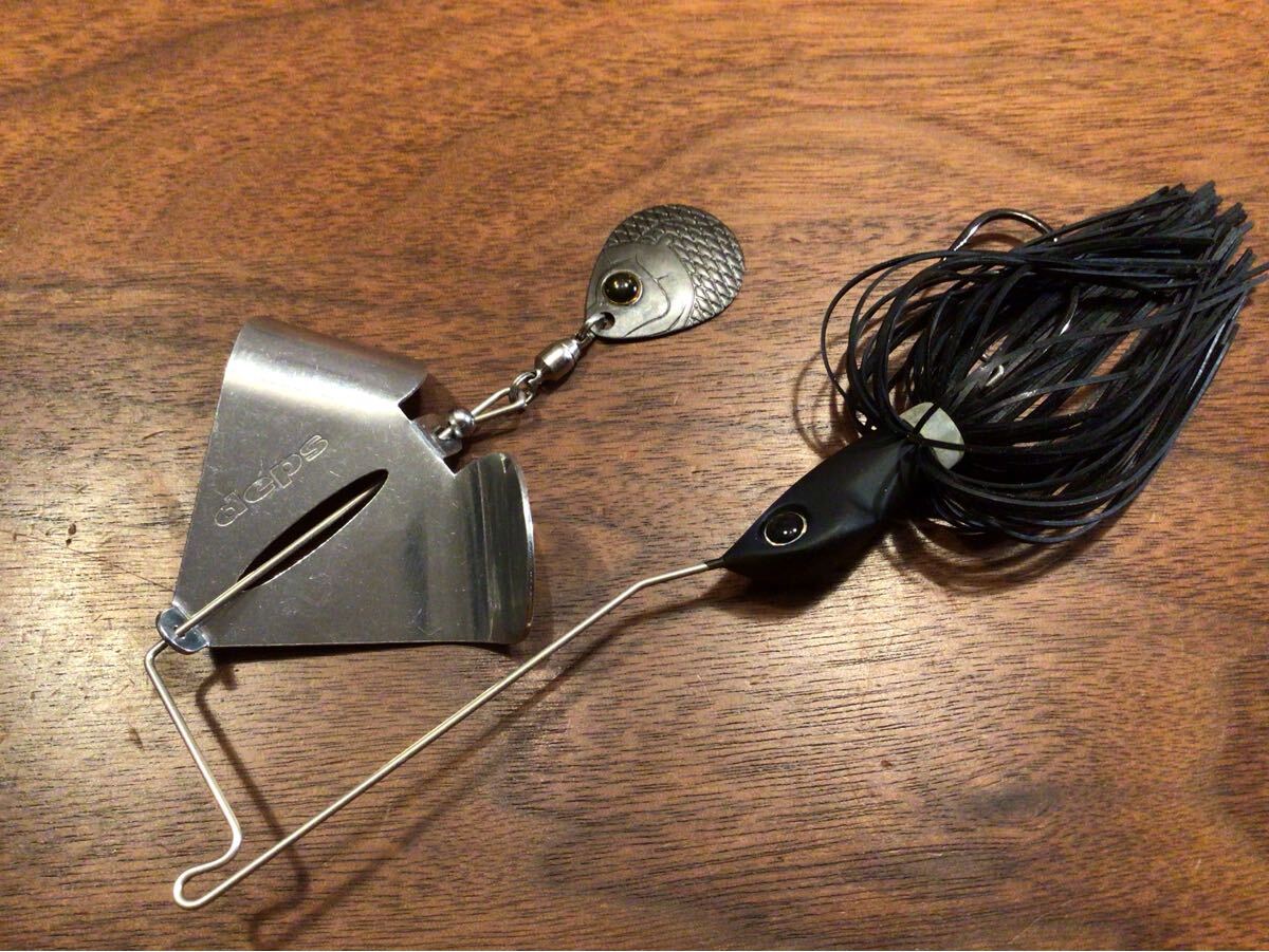 Y★超美品★deps デプス NEW MAD WAVER NEWマッドウェーバー「ジェットブラック」バズベイト拍卖