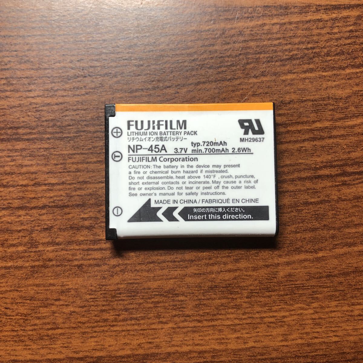送料無料 満充電後電圧測定 NP-45A FUJIFILM 純正品拍卖