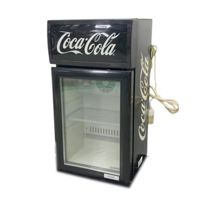D8453YO 【美品】コカ・コーラ 冷蔵ショーケース 冷蔵庫 ハイアール JR-CC25B Coca-Cola家電拍卖