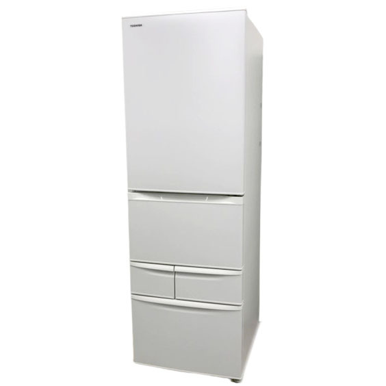 D9123YO ■1018【未使用品】冷凍冷蔵庫 411L 右開き 5ドア 東芝 GR-W41GK(WU) 25年製 野菜室がまんなか家電拍卖