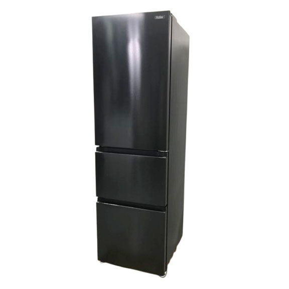 D9394YO ■1031【美品】冷凍冷蔵庫 335L 右開き 3ドア ハイアール JR-CV34B(W) 24年製 自動霜取り SLIMORE家電拍卖