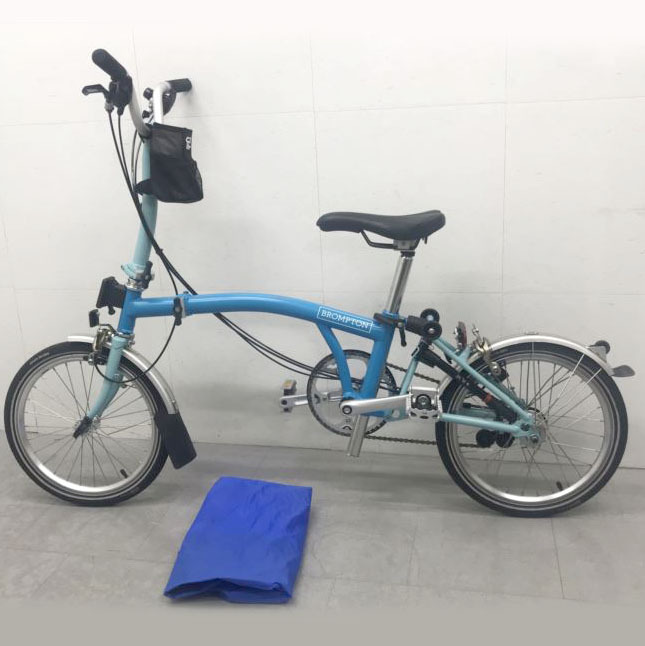 D8889NU 【美品】折りたたみ自転車 ブロンプトン M3L ツートンカラー クロモリ/スチール 16インチ 3段変速スポーツ拍卖