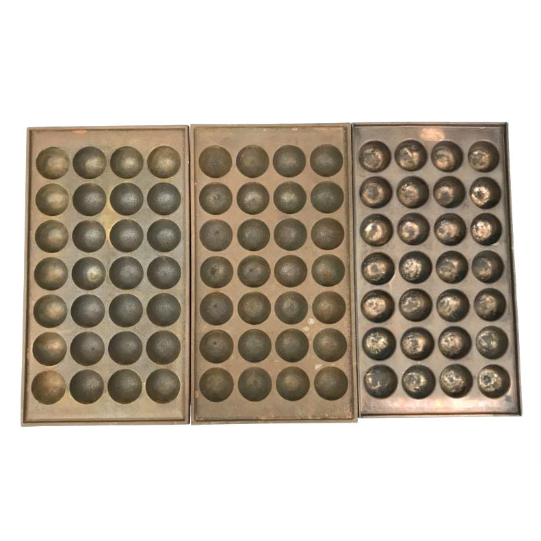 D8725YO 【デッドストック・未使用品】たこ焼き器 3枚セット 28個 銅板 38mm たこ焼き 厨房機器店舗・業務用拍卖