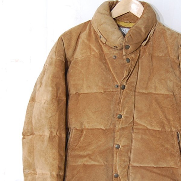 ビンテージ 革ジャン CLASSIC NOUVEAU■本革 ダウンジャケット レザージャケット■M■キャメル系 ※NK5o15116拍卖
