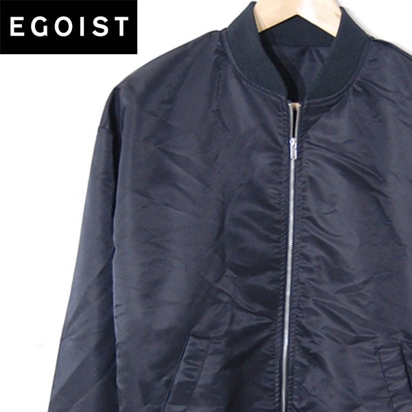 エゴイストEGOIST■【定価8980円】 未使用 ナイロン ジップジャケット ブルゾン レディース古着■F■ブラック ※IW4412282拍卖