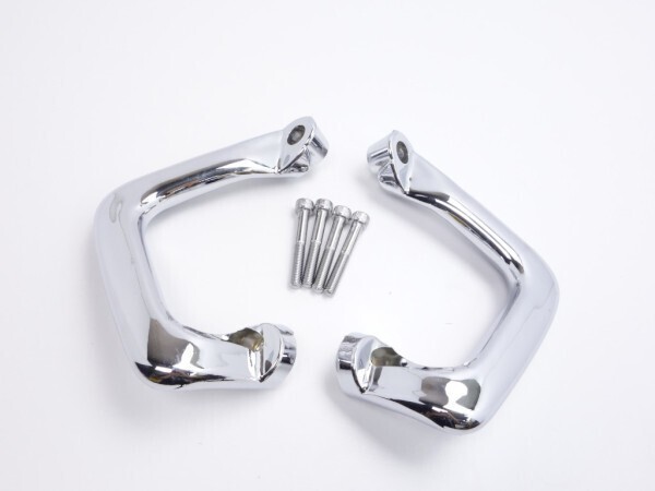 数量限定セール! FORZA フォルツァ MF08 ブラストマニア クロムメッキ タンデムグリップ グラブバー 「K149」 D397G0841拍卖