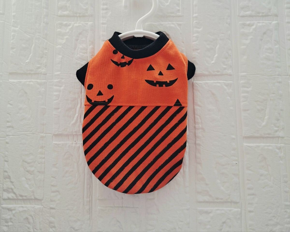 胴36 ハンドメイド ジャックオーランタン柄タンクトップ 拍卖
