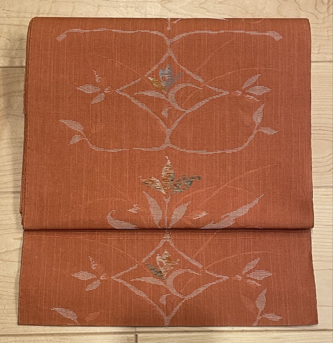 小間物きむら 未使用 名古屋帯 明るい茶系拍卖