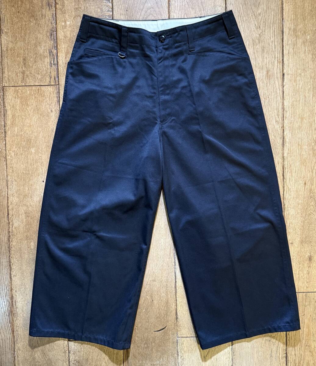 【かなり美品】SOPHNET. WIDE ANKLE CUT PANT SOPH-170048 ワイドパンツ バギー ソフネット 2017SS 黒 Mサイズ拍卖