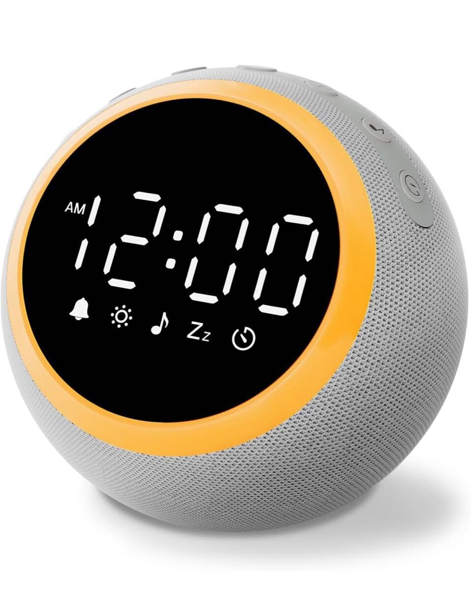 ホワイトノイズマシン 赤ちゃん 25種類の癒し音 目覚まし時計 大音量 置き時計 デジタル時計 ナイトライト アラーム拍卖