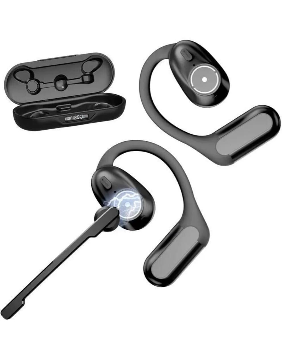 Earaku(イアラク) MicCuff Bluetoothヘッドセット【ビジネスエリート向け・脱着式マイクオープンイヤー型】拍卖