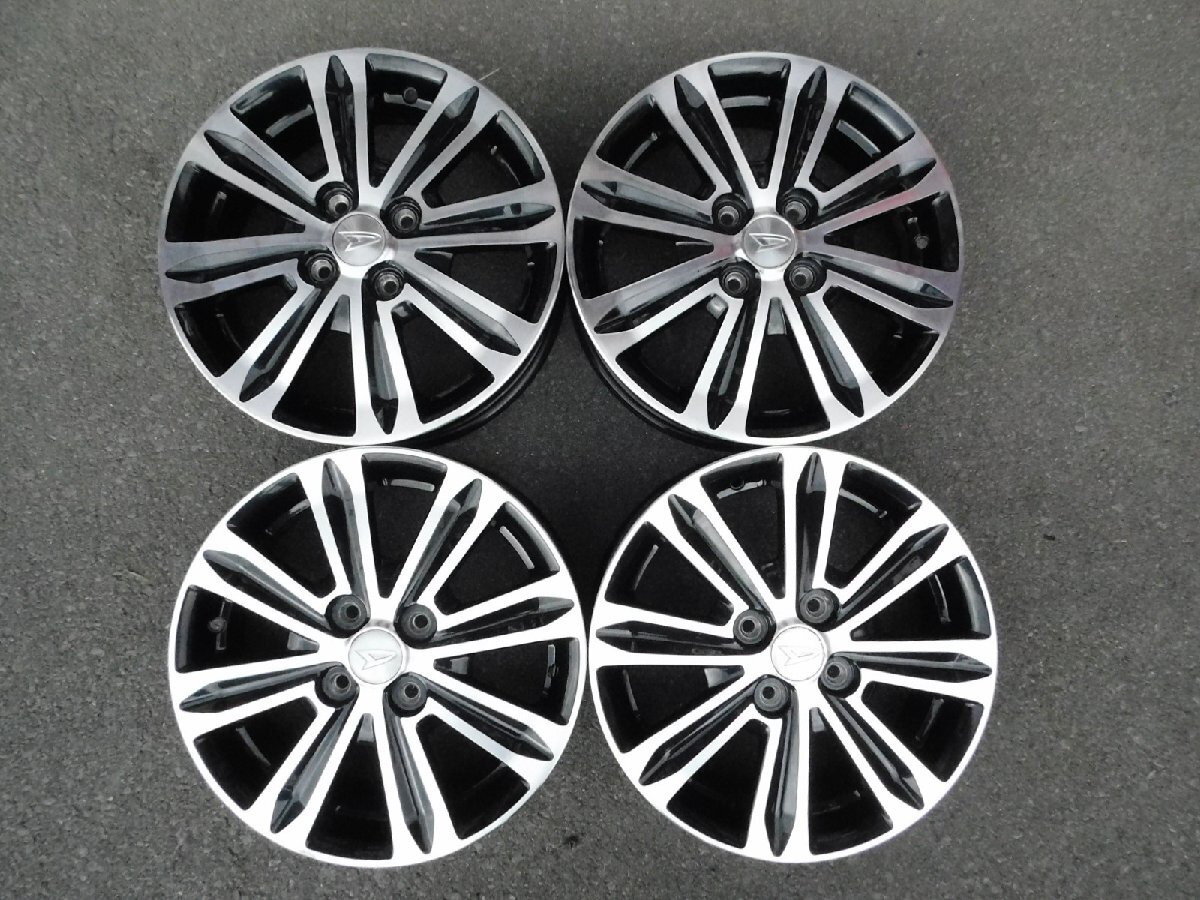 s_ アルミホイール4本セット 15インチ ダイハツ 4.5J ×15 +45 100/4H 軽自動車等 昭和店拍卖