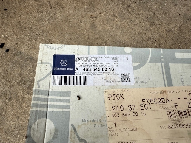 メルセデスベンツ ゲレンデ W463 Gクラス ウィンカーレバー ターンシグナルスイッチ拍卖