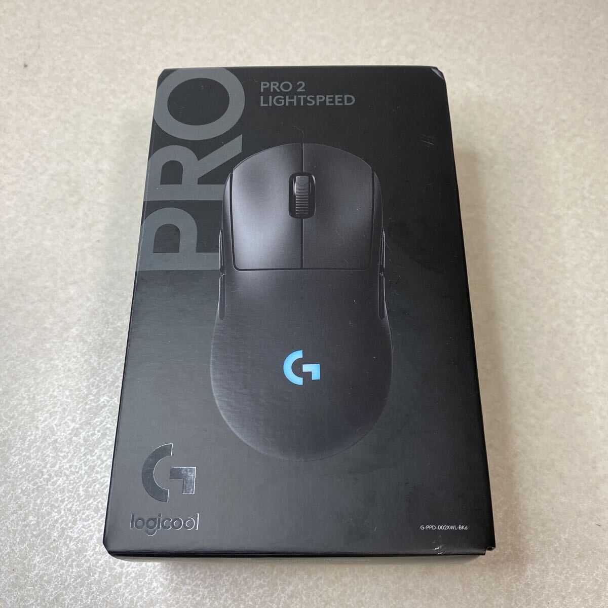 R1026 新品未開封品 LOGICOOL ロジクール PRO2 LIGHTSPEED ゲーミングマウス PC ゲーム ブラック G-PPD-002XWL-Bkd拍卖
