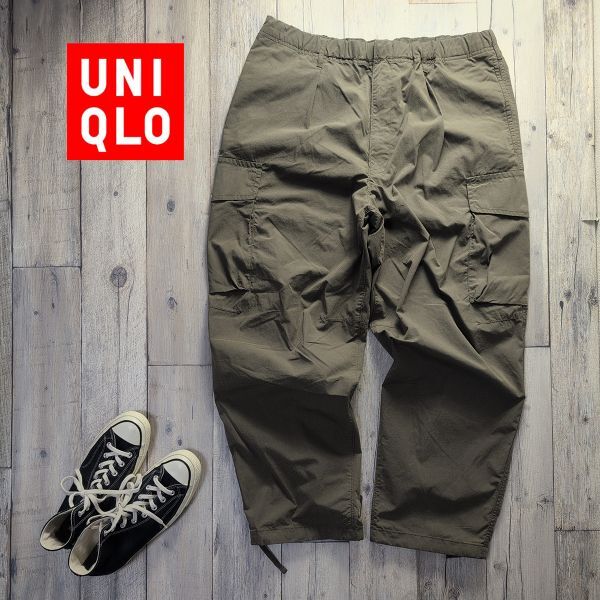 ☆UNIQLO ユニクロ☆ナイロン混 カーゴパンツ size(XL) S2654拍卖